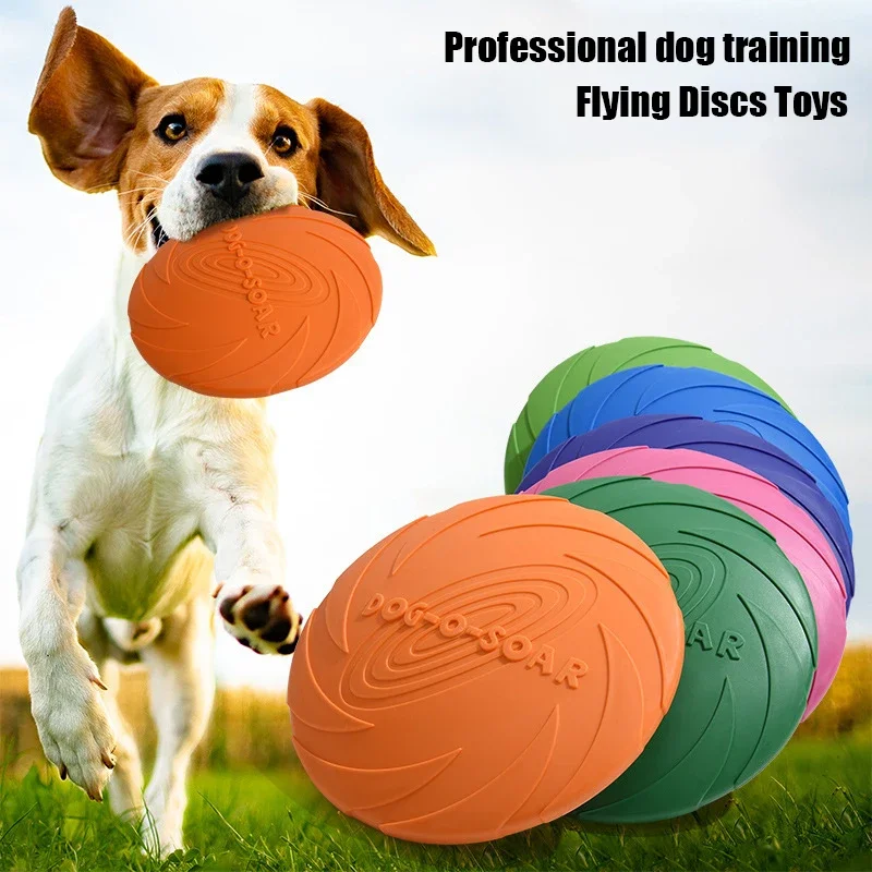Flying Disc Dog Training Toy - Grand disque volant pour chien, en